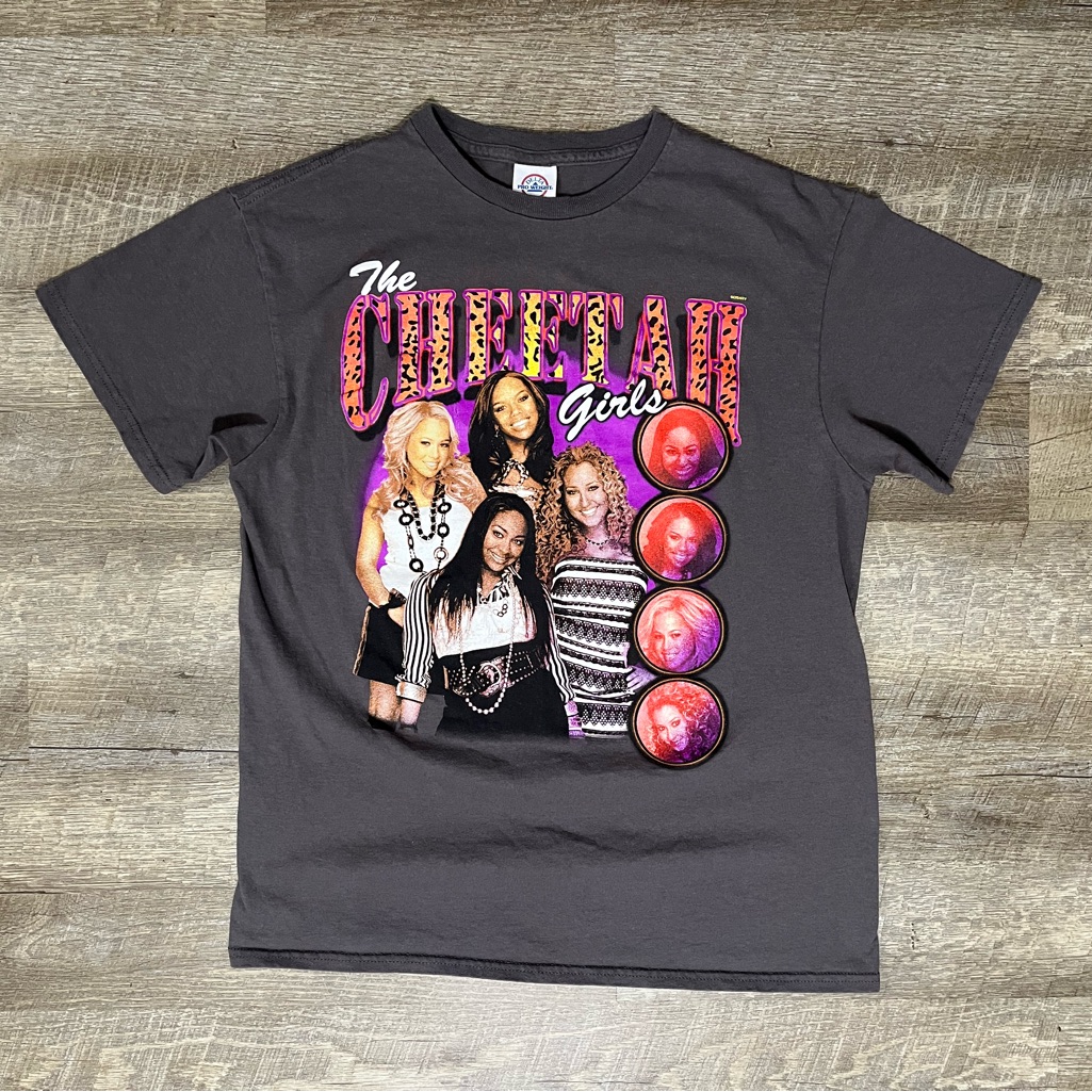 The Cheetah Girls Official Disney Grey TShirt Adult M Raven Symone Delta Pro